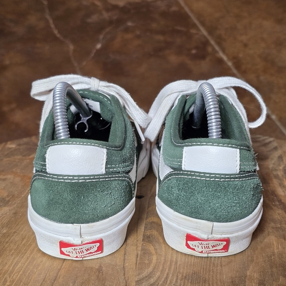 Vans Chukka Low Sidestripe Green Skate Shoes Men’s 6.5 - Picture 4 of 8